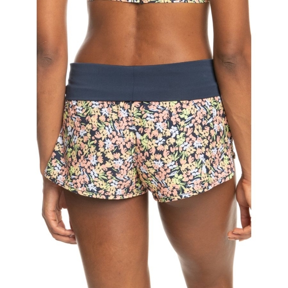 Roxy Endless Summer Printed Board Shorts, Mood Indigo, Women's Size XXL - Picture 2 of 6